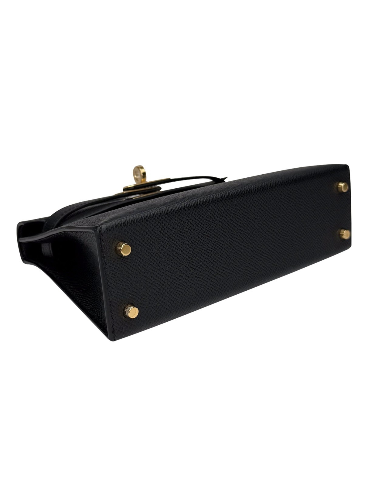 Hermes Mini Kelly 20 Sellier Epsom Black/Noir Gold Hardware K Stamp 2025