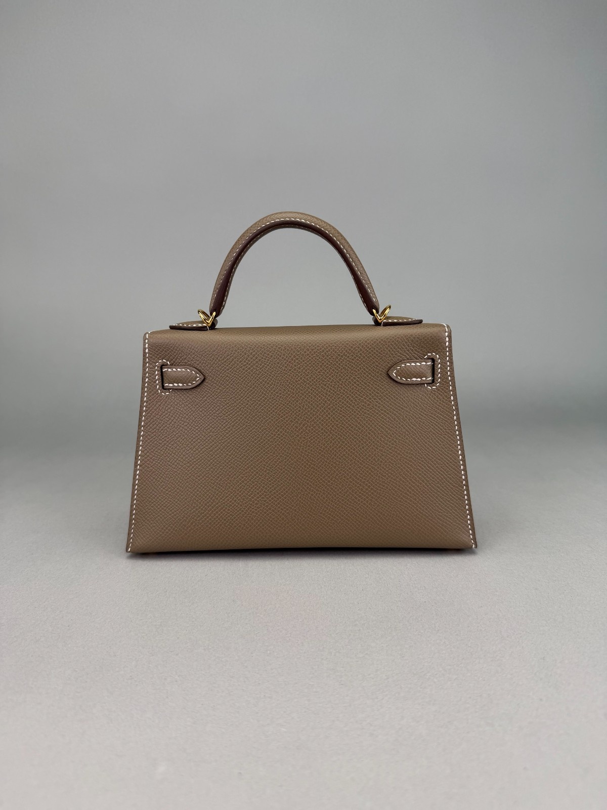 Hermes Mini Kelly II 20 Sellier Epsom Etoupe Gold Hardware K Stamp 2025