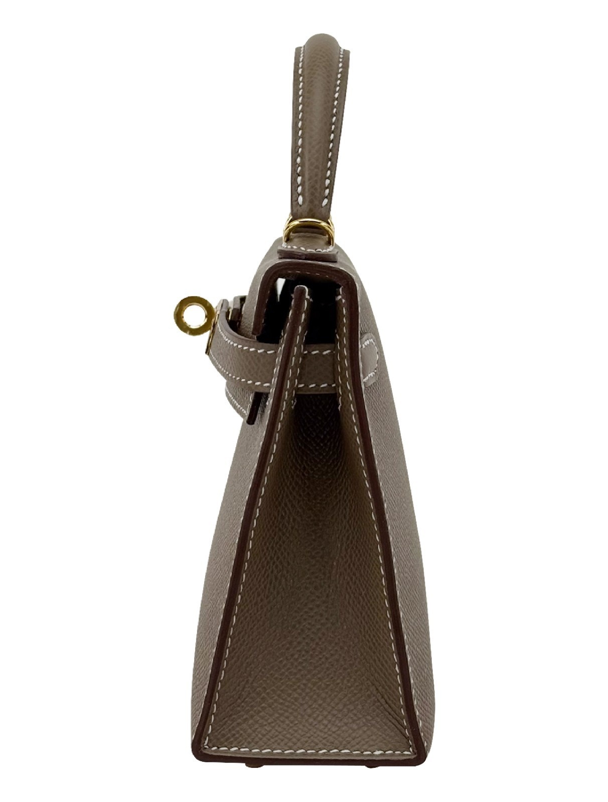 Hermes Mini Kelly II 20 Sellier Epsom Etoupe Gold Hardware K Stamp 2025