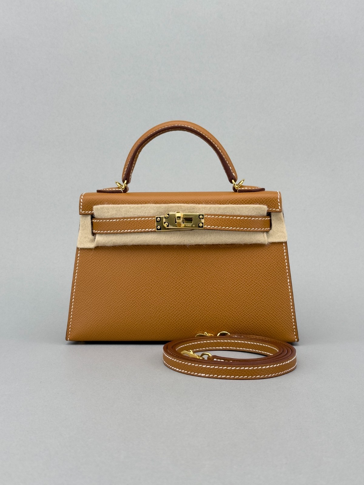 Hermes Mini Kelly II 20 Sellier Epsom Gold Gold Hardware K Stamp 2026