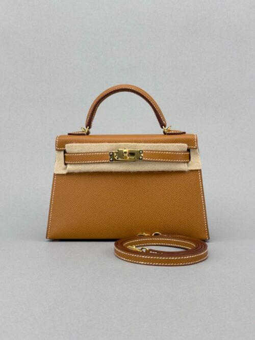 Hermes Mini Kelly II 20 Sellier Epsom Gold Gold Hardware K Stamp 2026