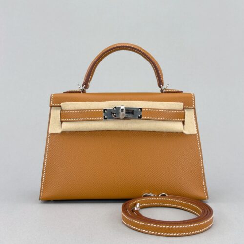 Hermes Mini Kelly II 20 Sellier Epsom Gold Palladium Hardware K Stamp 2025