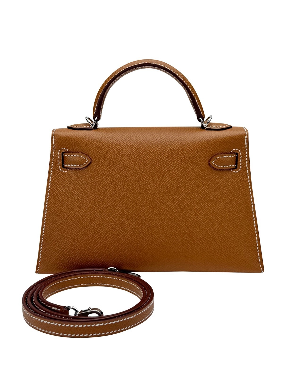 Hermes Mini Kelly II 20 Sellier Epsom Gold Palladium Hardware K Stamp 2025