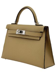 Hermes Mini Kelly II 20 Sellier Epsom Poussiere Palladium Hardware K Stamp 2025