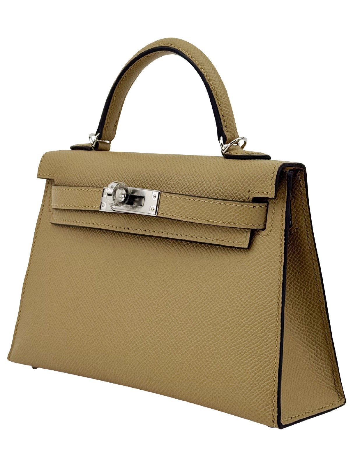 Hermes Mini Kelly II 20 Sellier Epsom Poussiere Palladium Hardware K Stamp 2025