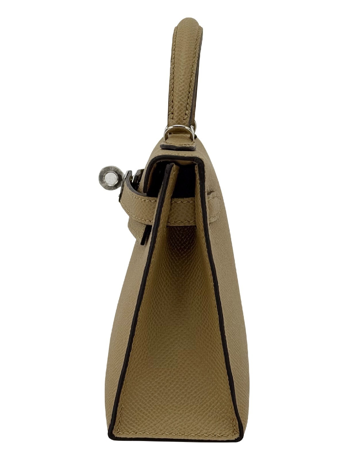 Hermes Mini Kelly II 20 Sellier Epsom Poussiere Palladium Hardware K Stamp 2025