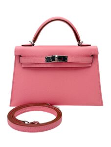 Hermes Mini Kelly II 20 Sellier Epsom Rose Confetti Palladium Hardware G 2026