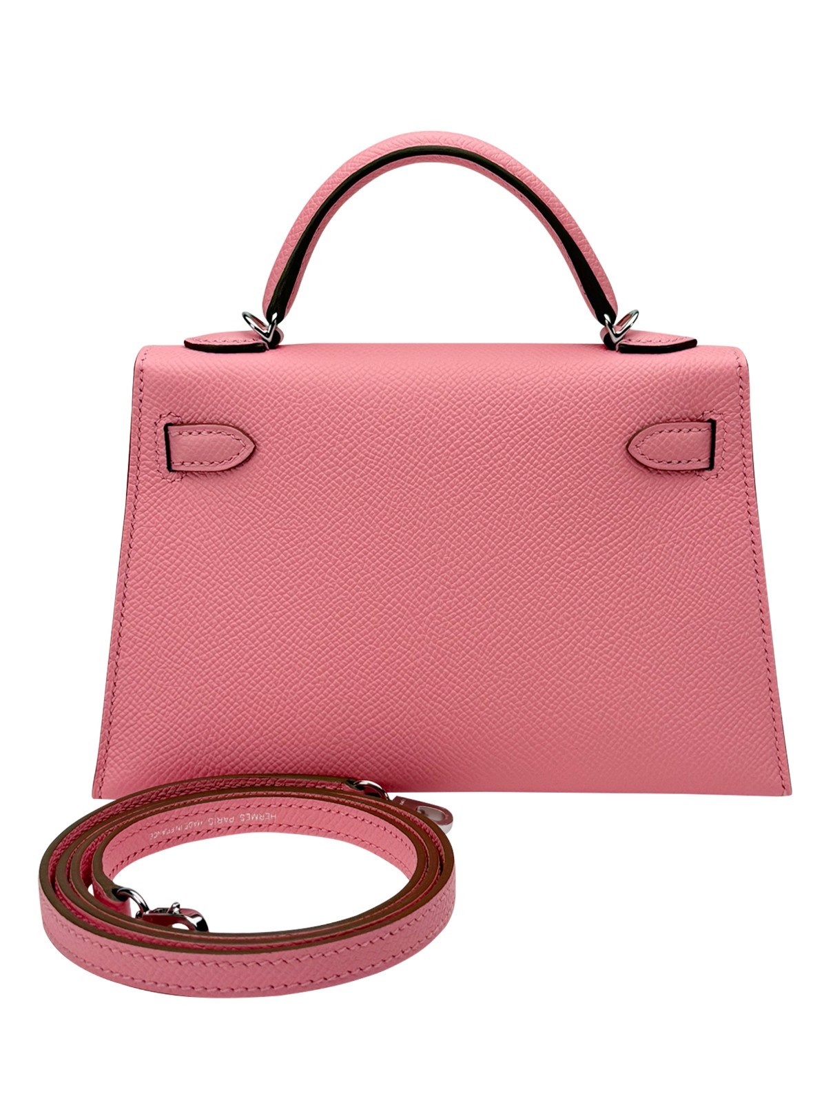 Hermes Mini Kelly II 20 Sellier Epsom Rose Confetti Palladium Hardware G 2026