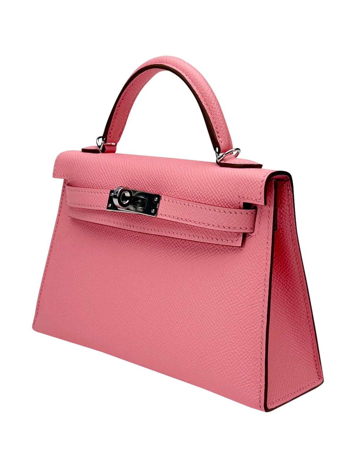 Hermes Mini Kelly II 20 Sellier Epsom Rose Confetti Palladium Hardware G 2026