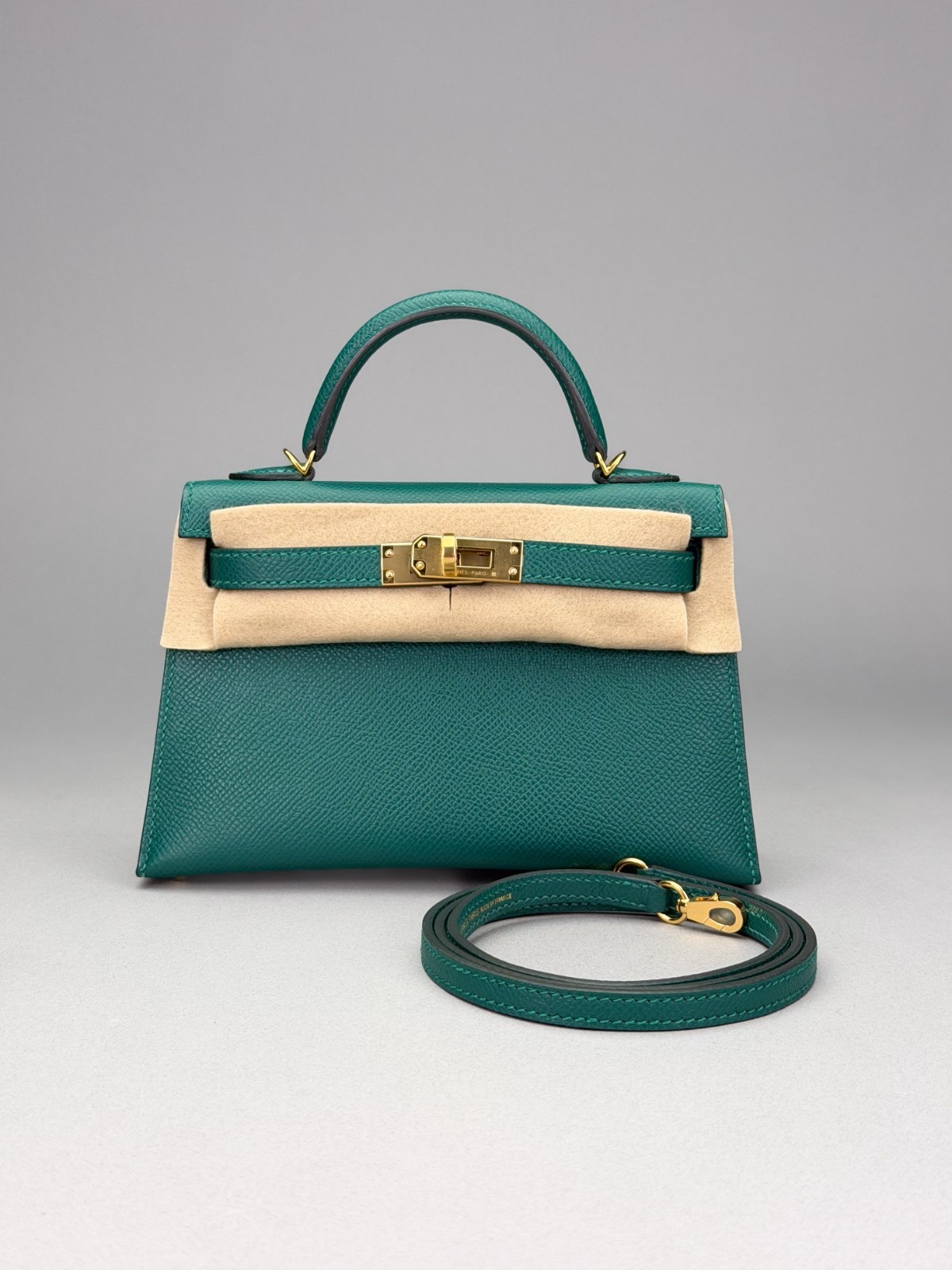 Hermes Mini Kelly 20 Sellier Epsom Vert Vertigo Gold Hardware Y Stamp 2020