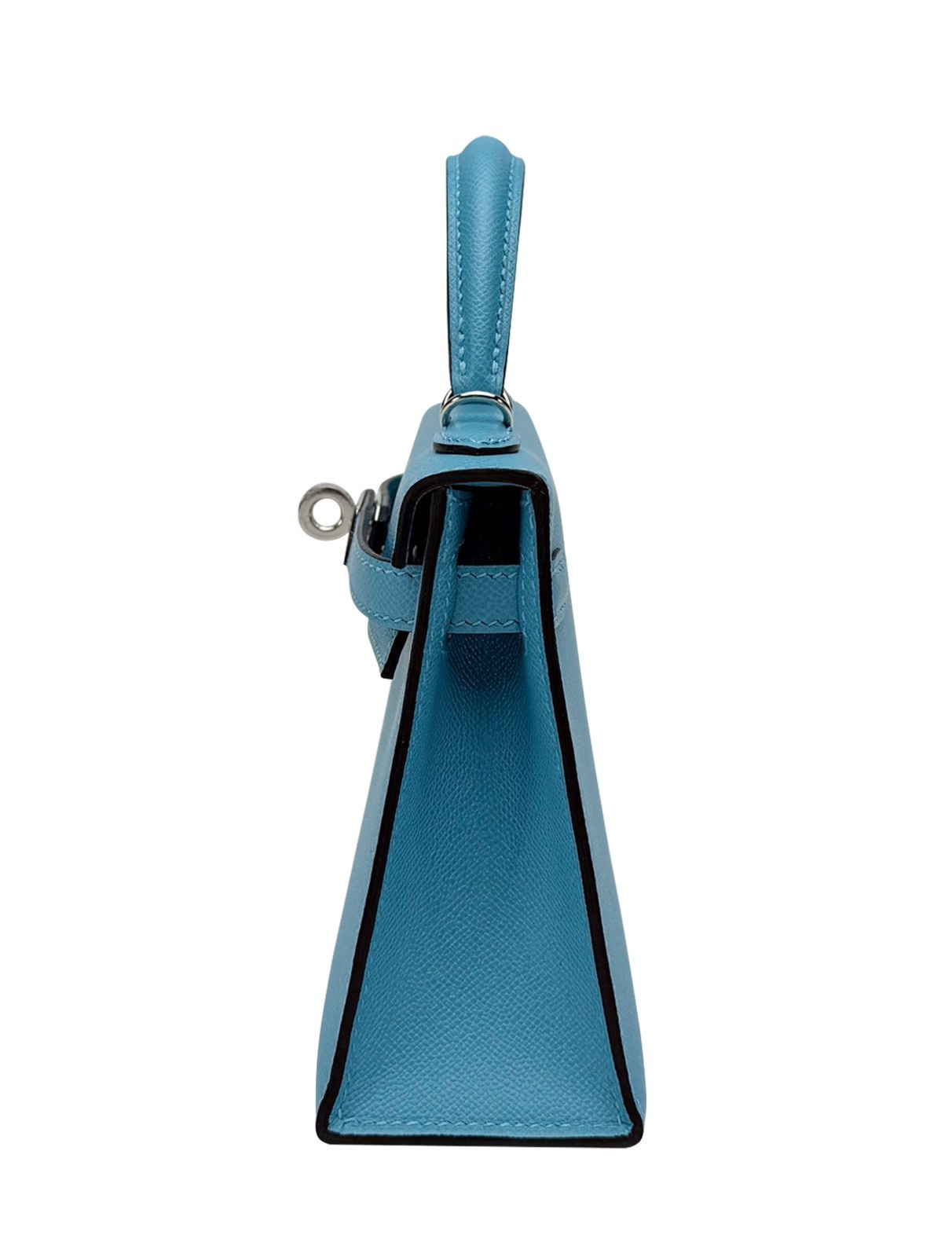 Hermes Mini Kelly 20 Sellier Madame Bleu Du Nord Palladium Hardware K Stamp 2025