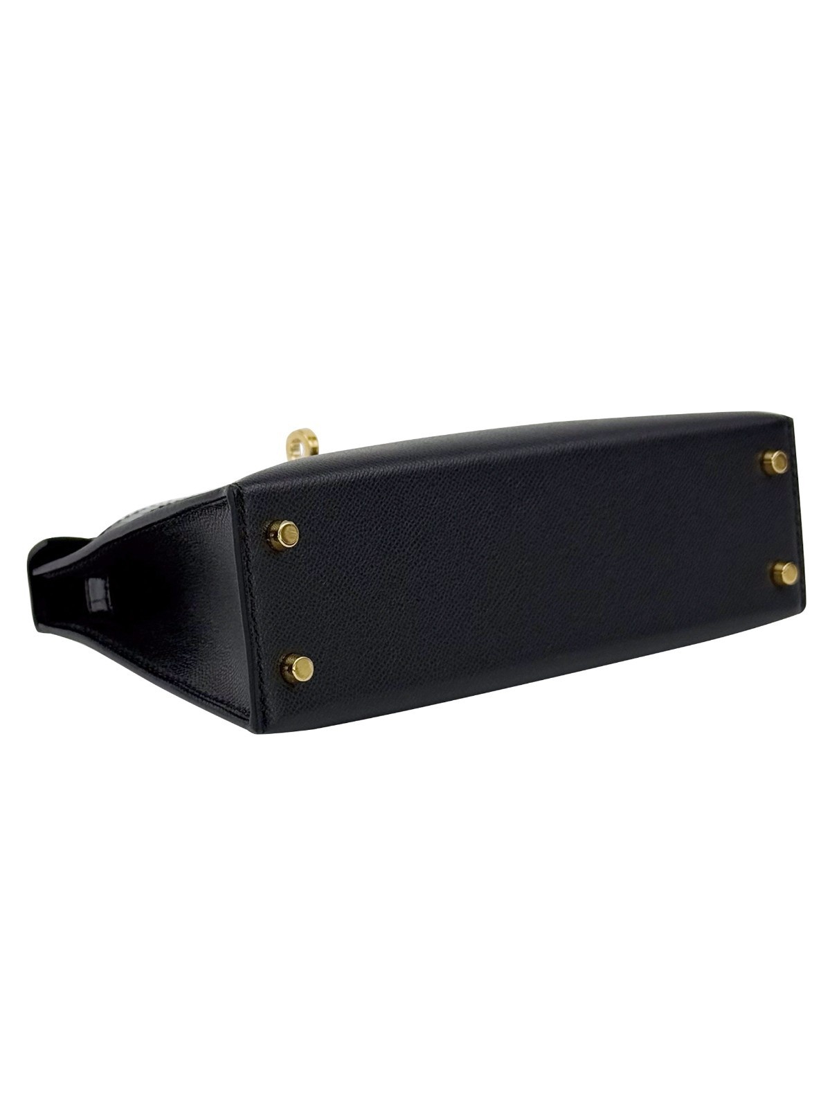 Hermes Mini Kelly 20 Touch Shiny Alligator Black/Noir Gold Hardware W Stamp 2025