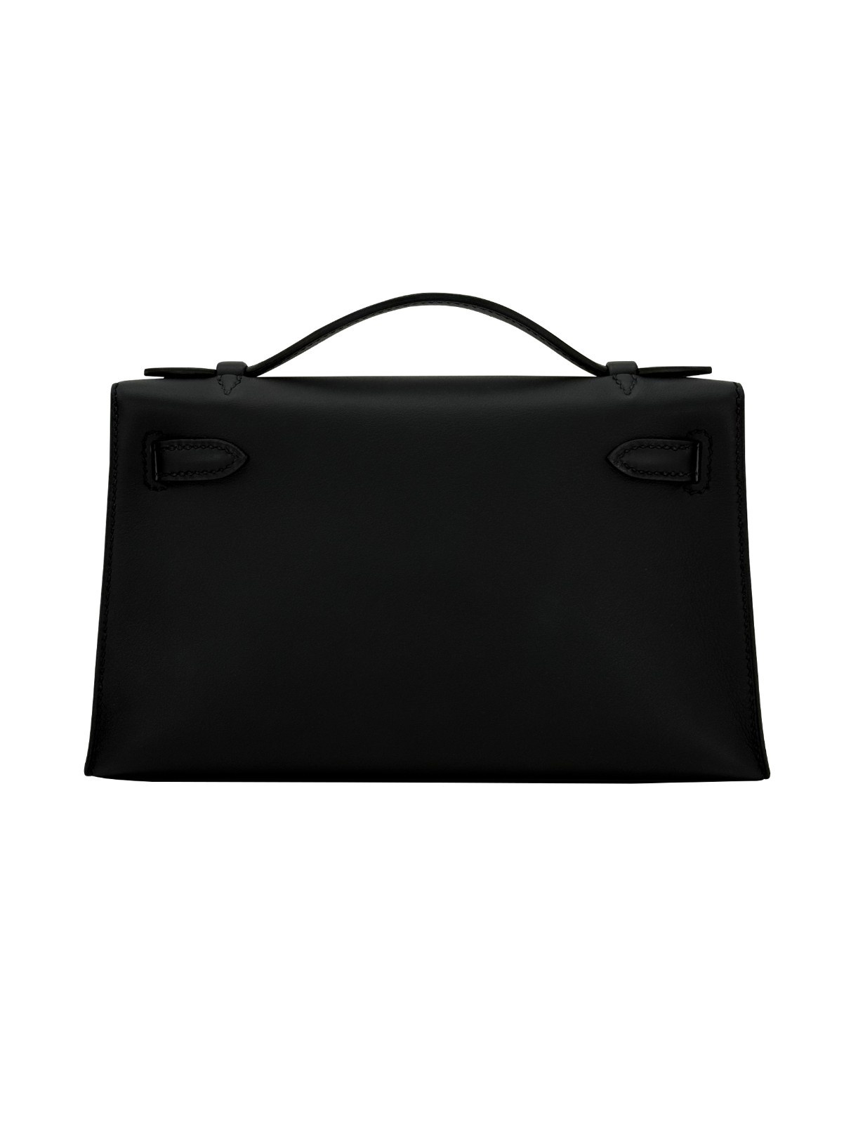 Hermes Mini Kelly Pochette Sellier Swift Black/Noir Gold Hardware K Stamp 2025