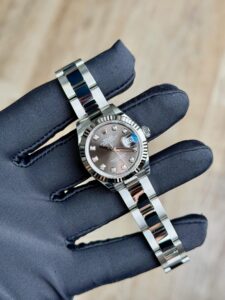 Rolex Datejust 28 Dark Grey Diamond Fluted Oyster 2026 Unworn 279174