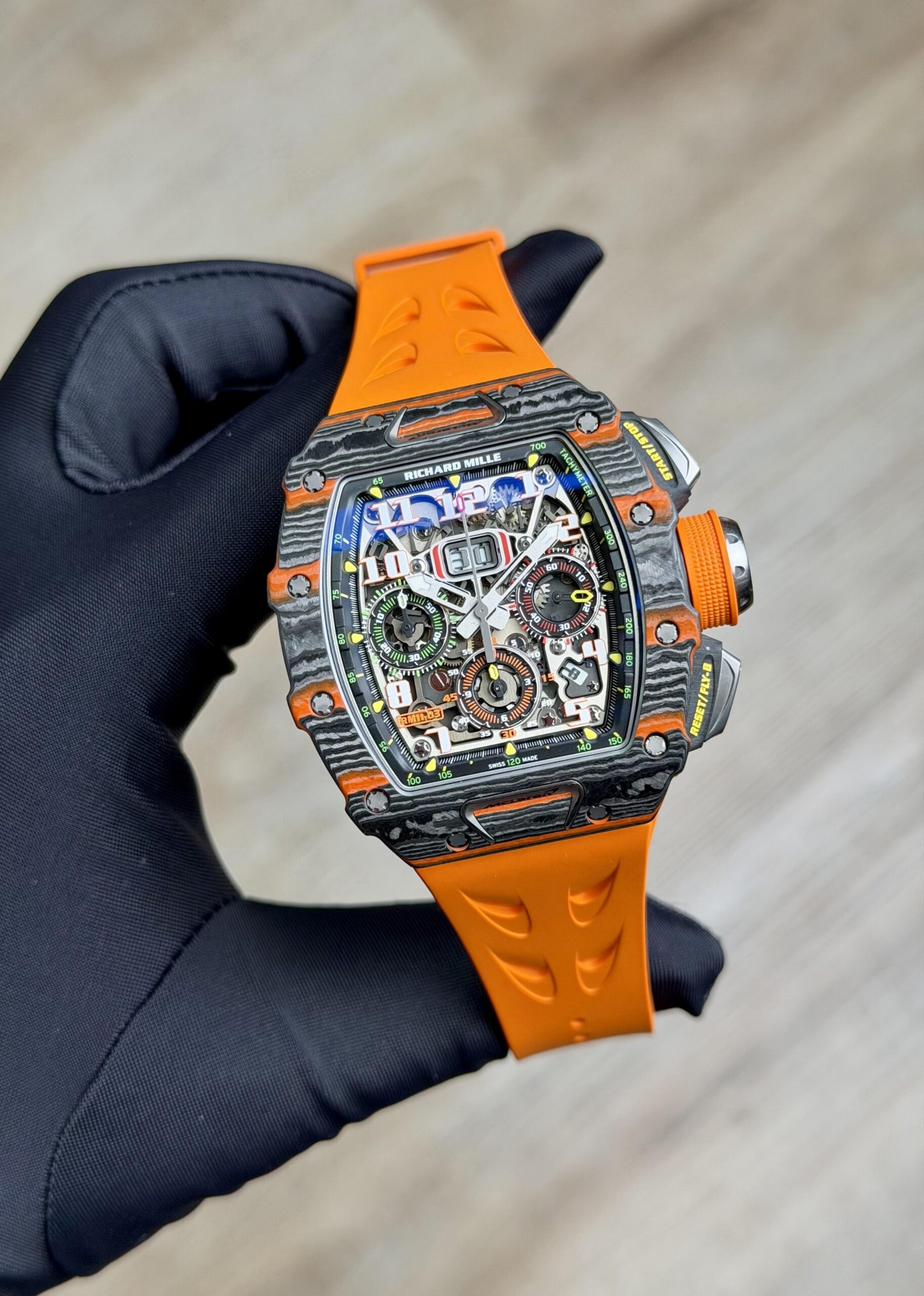 Richard Mille McLaren Limited 500 Carbon Orange 2019 Preowned RM11-03