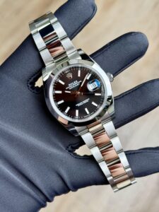 Rolex Datejust 41 Black Index Smooth Oyster 2026 Unworn 126300