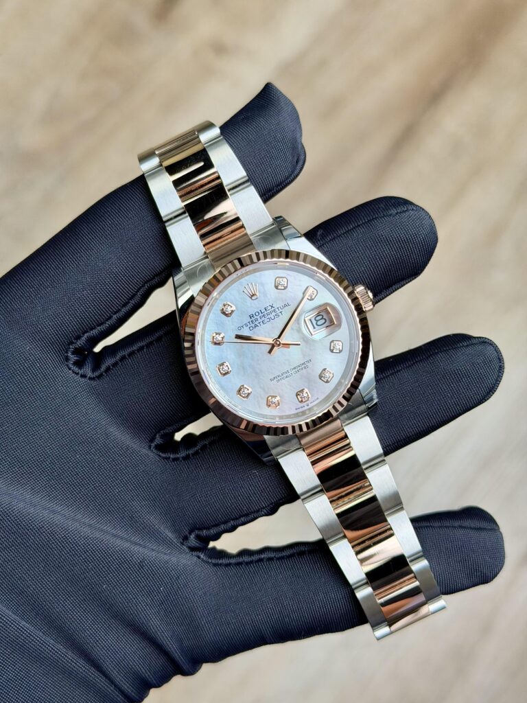 Rolex Datejust 36 MOP Pearl Diamond Fluted Oyster 2026 Unworn 126231