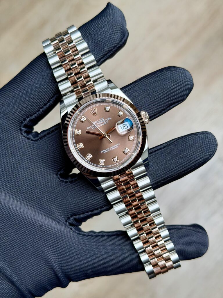 Rolex Datejust 36 Chocolate Diamond Fluted Jubilee 2026 Unworn 126231