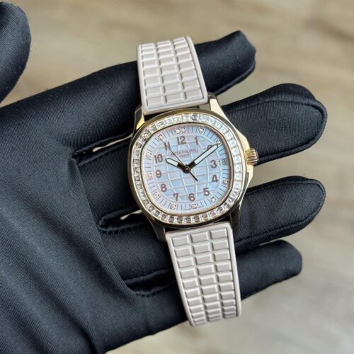 Patek Philippe Aquanaut Luce MOP Pearl Arabic Diamond Preowned 5072R-001