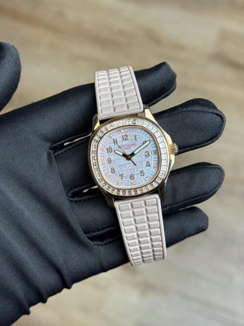 Patek Philippe Aquanaut Luce MOP Pearl Arabic Diamond Preowned 5072R-001