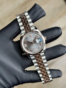 Rolex Datejust 36 Rhodium Roman VIIX Diamond Fluted Jubilee 2026 Unworn 126231