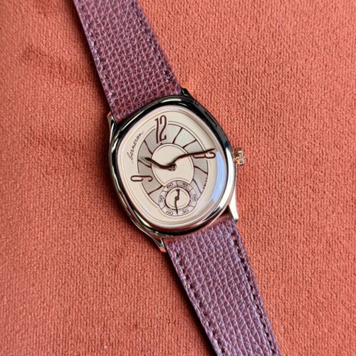 Berneron Mirage Sienna 38 Gold Barenia Leather Strap 2026 Unworn 3438MS-G02