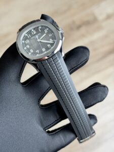 Patek Philippe Aquanaut Black/Grey Arabic Strap 5167A-001