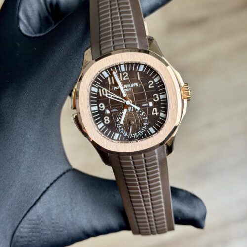 Patek Philippe Aquanaut Travel Time Brown Arabic 5164R-001