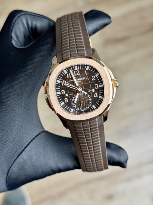 Patek Philippe Aquanaut Travel Time Brown Arabic 5164R-001