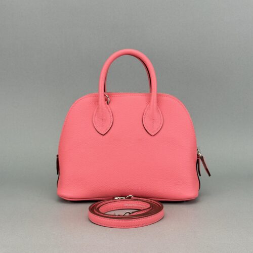 Hermes Bolide Evercolor Rose Azalee Palladium Hardware Preowned K Stamp 2025