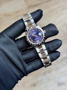 Rolex Datejust 31 Aubergine Roman VI Domed Oyster Preowned 2019 278341RBR