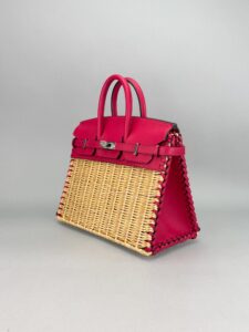 Hermes Birkin 25 Picnic Framboise Palladium Hardware Z Stamp 2022
