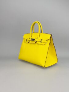 Hermès Birkin 25 Epsom Lime Palladium Hardware W Stamp 2024