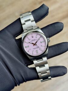 Rolex Oyster Perpetual 41 Candy Pink Index Smooth Oyster 2026 Unworn 134300