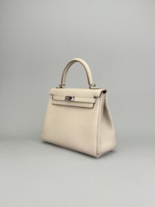 Hermes Kelly 25 Retourne Togo Beton Palladium Hardware K Stamp 2026