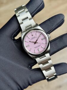 Rolex Oyster Perpectual 31 Pink Index Smoooth Oyster 2021 Preowned 277200