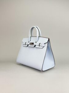 Hermes Birkin 25 Sellier Epsom Blue Brume Palladium Hardware U Stamp 2022