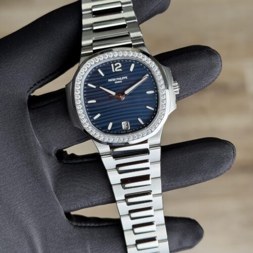 Patek Philippe Nautilus Blue Index Diamond Bracelet 2025 Unworn 7118/1200A