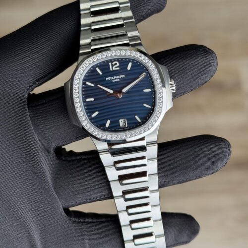 Patek Philippe Nautilus Blue Index Diamond Bracelet 2025 Unworn 7118/1200A