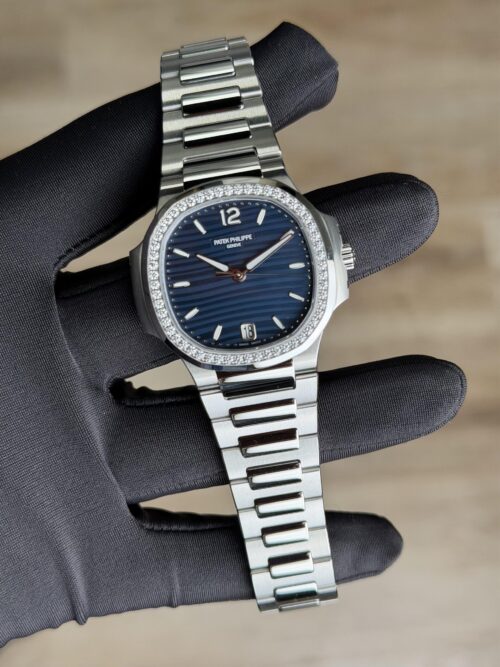 Patek Philippe Nautilus Blue Index Diamond Bracelet 2025 Unworn 7118/1200A