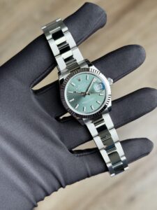 Rolex Datejust 31 Mint Green Index Fluted Oyster 2026 Unworn 278274