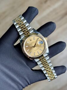 Rolex Datejust 41 Champagne Index Fluted Jubilee 2026 Unworn 126333