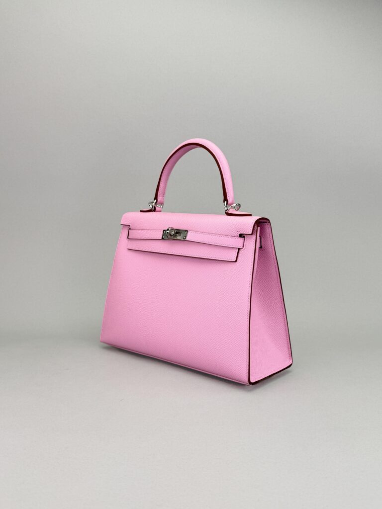 Hermes Kelly 25 Sellier Epsom Mauve Sylvestre Palladium Hardware K Stamp 2025