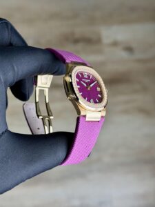 Patek Philippe Nautilus Purple Index Diamond Bezel Strap 2026 Unworn 7010R-013