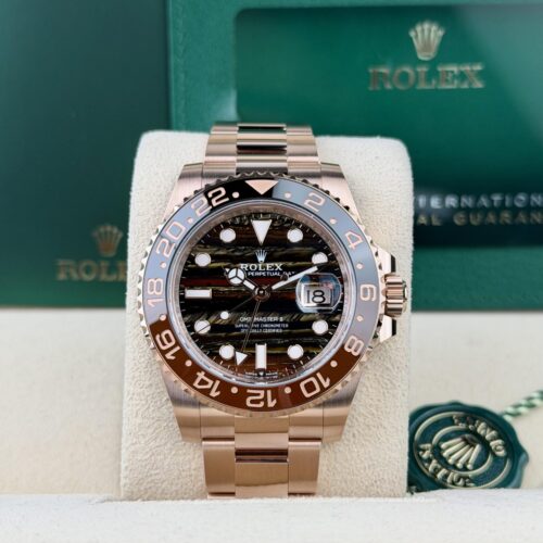 Rolex GMT-Master II 40 Tiger Iron Root Beer Black Oyster 2026 Unworn 126715CHNR
