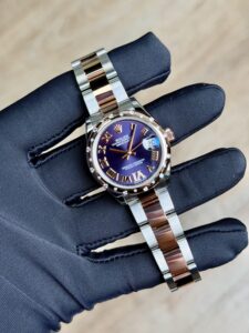 Rolex Datejust 31 Aubergine Roman Diamond VI Domed Oyster Preowned 2017 178341