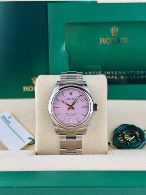 Rolex Oyster Perpectual 31 Pink Index Smoooth Oyster 2021 Preowned 277200