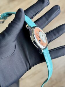 F.P.Journe Octa Lune 42 Platinum Salmon Dial Strap Like New LN