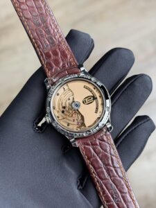 F.P.Journe Octa Automatique Reserve De Marche 38 Stainless Steel Yellow Dial RDM