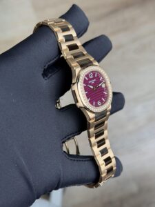 Patek Philippe Nautilus Purple Diamond Bezel Bracelet 2026 Unworn 7010/1R-013